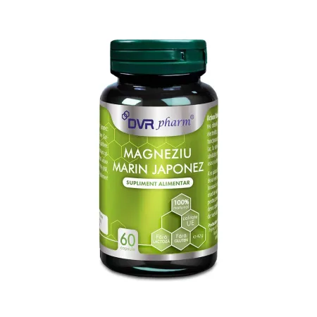 Magneziu Marin Japonez, 60 capsule, DVR Pharm