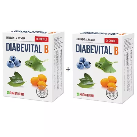 Diabevital, 30 cps, 1+1 PROMO, Parapharm