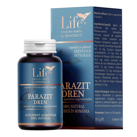 Parazit Dren, 30 capsule, Life, Bionovativ