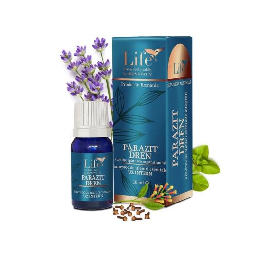 Parazit Dren, 10 ml, amestec uleiuri, Life, Bionovativ