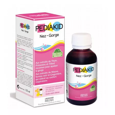 Pediakid Nez-gorge sirop, 125ml, Pediakid