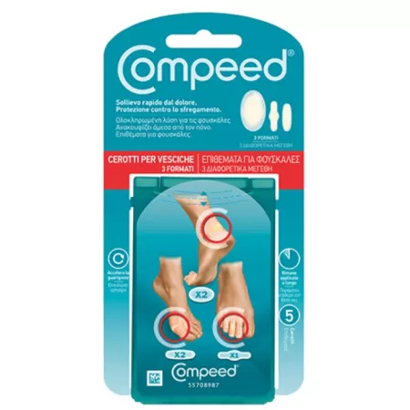 Compeed plasturi mixt basici, 5 buc, Compeed