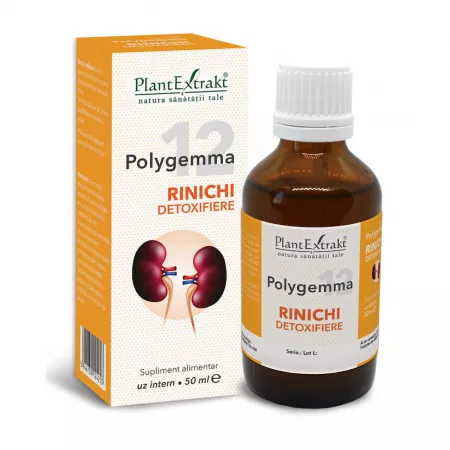 POLYGEMMA NR. 12 Rinichi detoxifiere, 50ml, PlantExtrakt