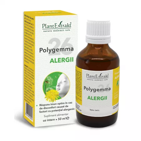POLYGEMMA NR. 26 Alergii , 50ml, PlantExtrakt