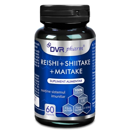 Reishi+Shiitake+Maitake, 60 capsule, DVR Pharm