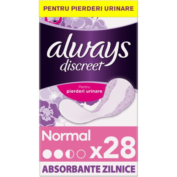 ALWAYS Discreet normal (incontinenta) 28 bucati, Procter&Gamble