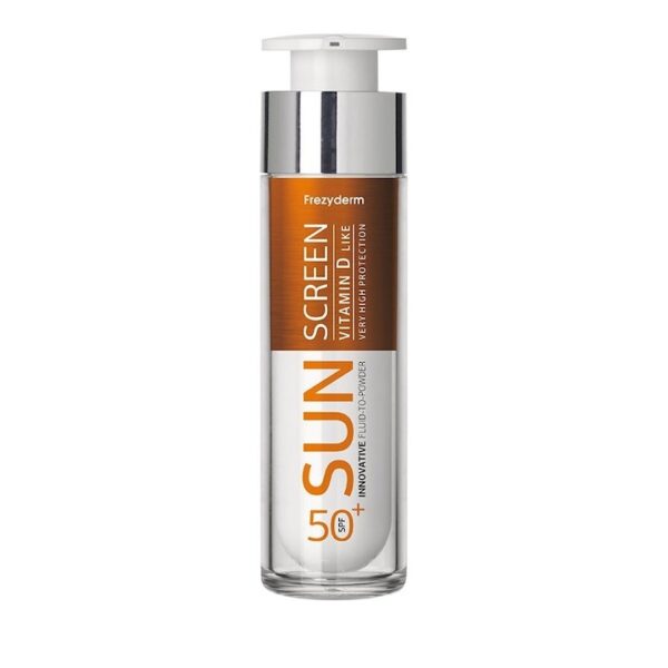 Frezyderm Sun Screen SPF 50+, fluid pudra, 50ml, Frezyderm
