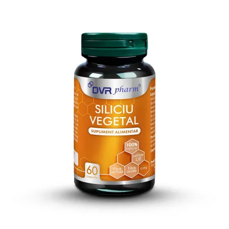 Siliciu vegetal, 60 capsule, DVR Pharm