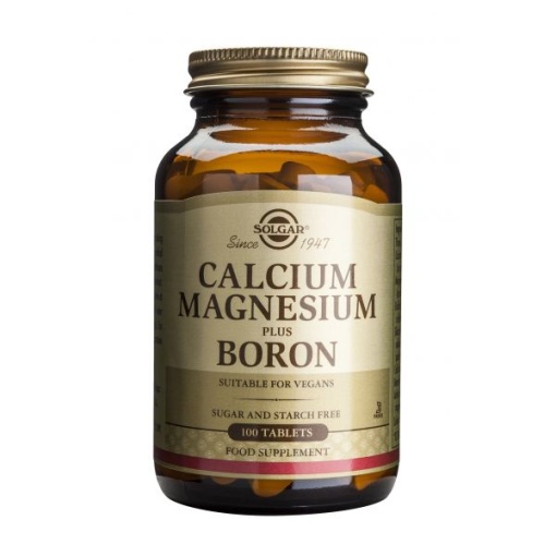 Solgar Calcium Magnesium + Boron, 100 tablete, Solgar