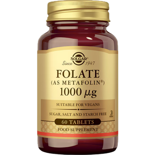 Solgar Folate 1000mcg ( acid folic), 60 cpr, Solgar