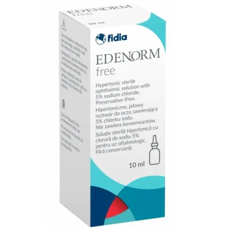Edenorm free 5% sol oft, 10ml, Fidia