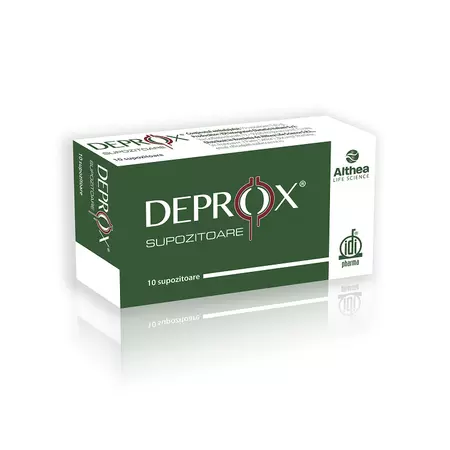 Deprox , 10 supozitoare, Althea Life Science