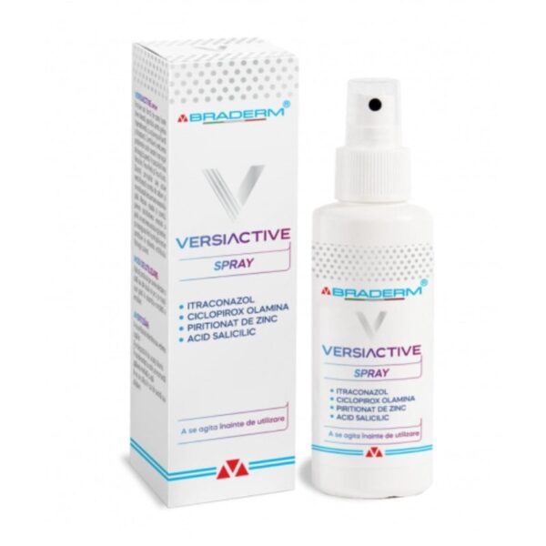 Versiactive spray cu emulsie fluida, 100ml, Braderm