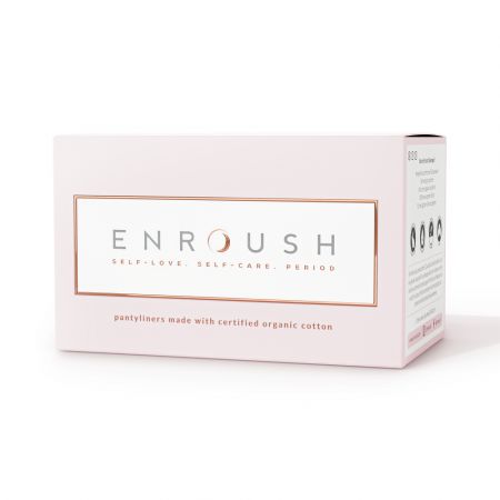 Absorbante zilnice bumbac organic, 24 bucati, Enroush