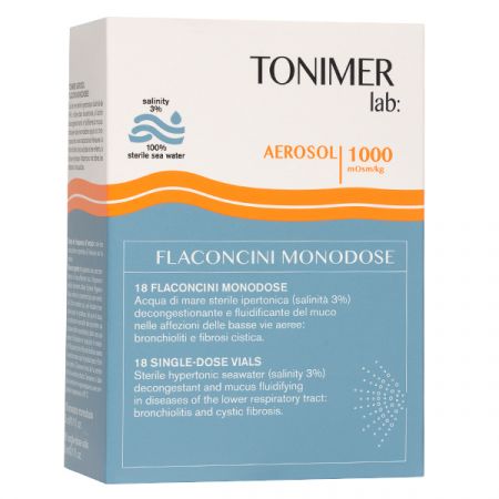 Apa de mare Aerosol ,1000 mOsm/kg,18 flacoane x3 ml, Tonimer