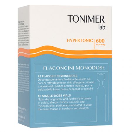 Apa de mare, Hipertonic 600 mOsm/kg, 18 flacoane x 5ml, Tonimer