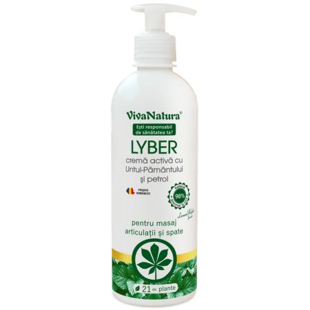LYBER Crema cu Untul pamantului si petrol, 500ml, Vivanatura