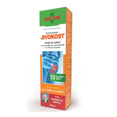Jivokost Crema-balsam venin albine+rasina munie, 125ml, Damar