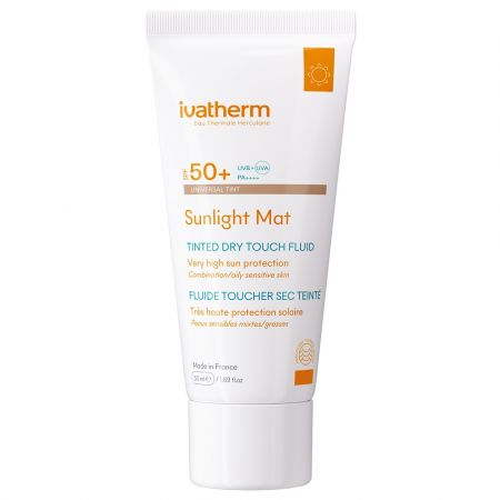 Ivatherm Sunlight Mat Colorat SPF 50, 50ml, Ivatherm
