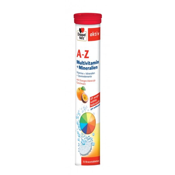 Doppelherz Multivitamine + Minerale A-Z , 15 cp efervescente, Queisser