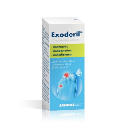 Exoderil 10mg/ml sol externa 20ml, Sandoz