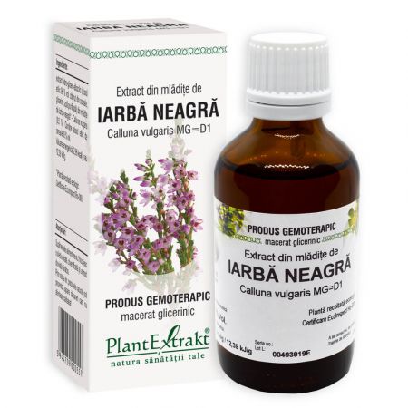Extract din mladite de Iarba neagra, 50ml, PlantExtrakt