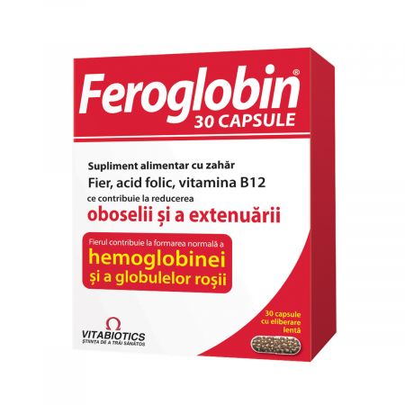 Feroglobin B12, 30 capsule, Vitabotics