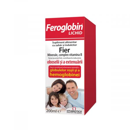 Feroglobin B12 sirop, 200ml, Vitabiotics