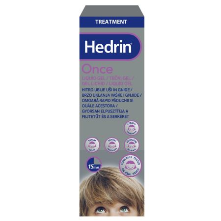 Hedrin Once, gel ultra-rapid impotriva paduchilor, 100ml, Stada