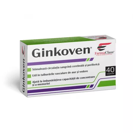 Ginkoven, 40 capsule, Farmaclass