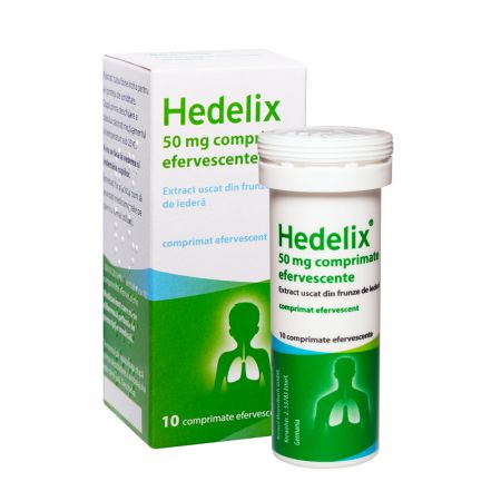 Hedelix 50mg, 10 cp efervescente, Krewel Meuselbach