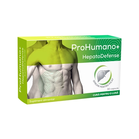 Hepatodefense ProHumano+, 30 capsule, Ergo Pharma