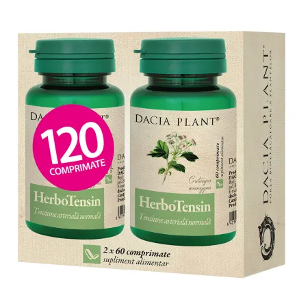 Herbotensin, 60 cp, 1 + 1 PROMO, Dacia Plant