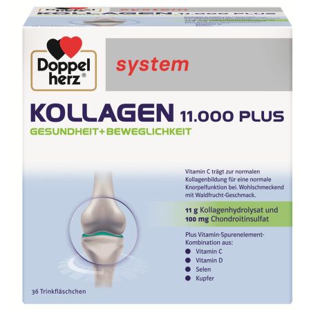 Doppelherz System Kollagen 11.000 Plus, 36 fiole buvabile PROMO, Doppelherz