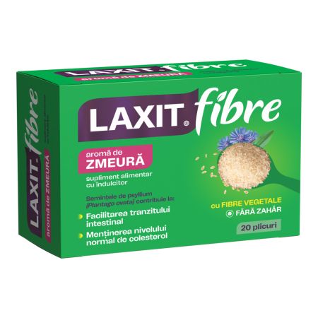 Laxit Fibre cu aroma zmeura, 20 plicuri, Fiterman Pharma