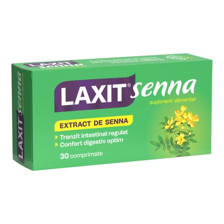 Laxit Senna, 30 comprimate, Fiterman Pharma