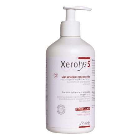 LYSASKIN XEROLYS 5 emulsie piele uscata, 500ml, LYSASKIN
