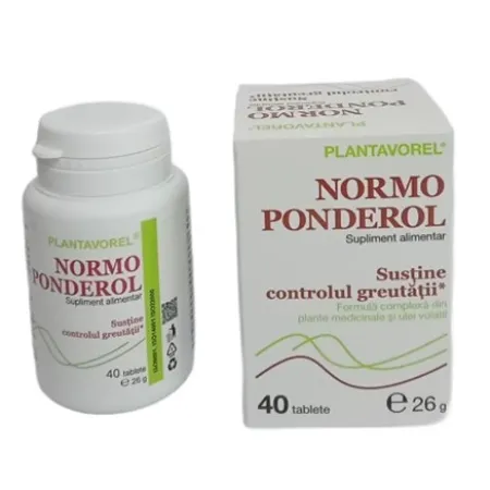 Normoponderol, 40 tablete, Plantavorel