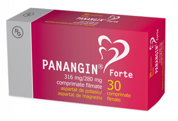 Panangin Forte 316mg/280mg, 30 comprimate filmate, Gedeon Richter