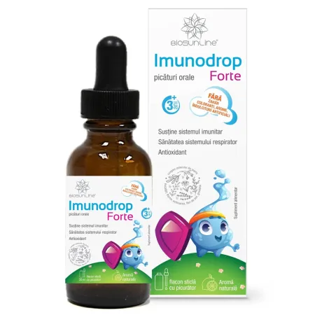 Imunodrop forte picaturi orale, 30ml, Helcor