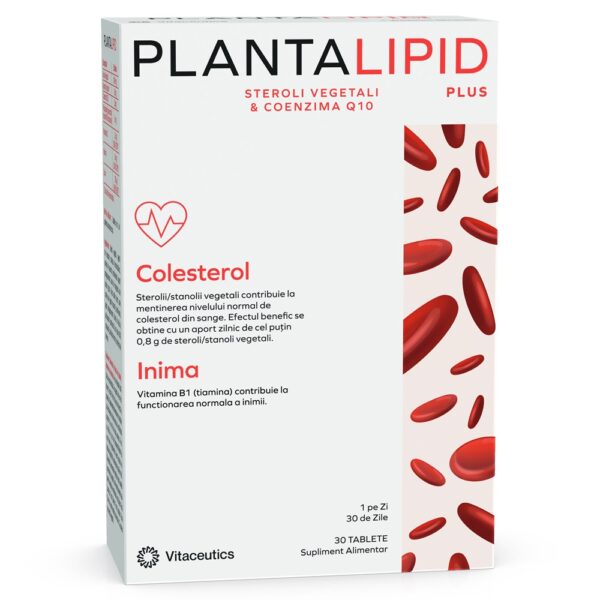 Plantalipid Plus, 30 comprimate, Vitaceutics