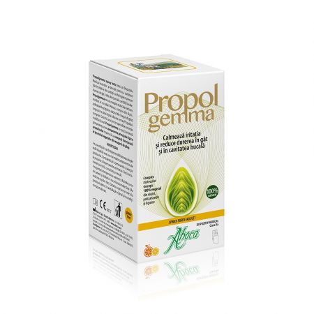Propolgemma spray de gat pentruadulti ( fara alcool) ,30 ml, Aboca