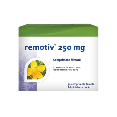 Remotiv 250mg, 30 comprimate filmate, Vedra