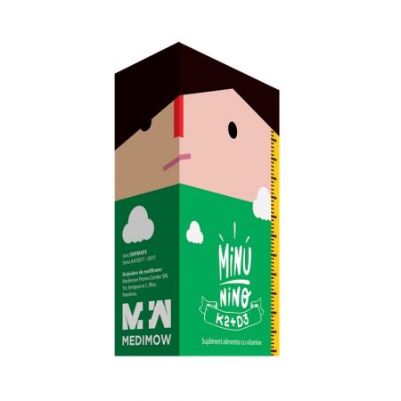 Minunino K2+D3 spray oral, 12,5ml, Medimow
