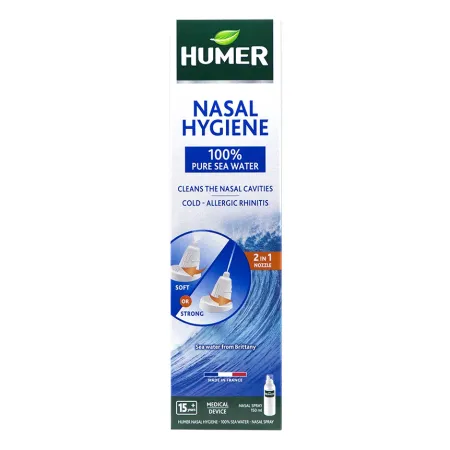 Spray nazal cu apa de mare pentru adulti, 150ml, Humer