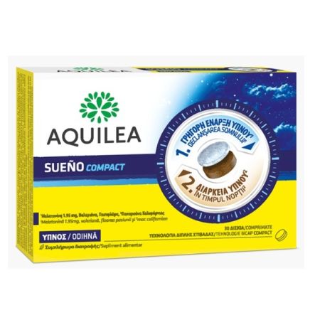 Aquilea Sueno Compact, 30 comprimate, Uriach
