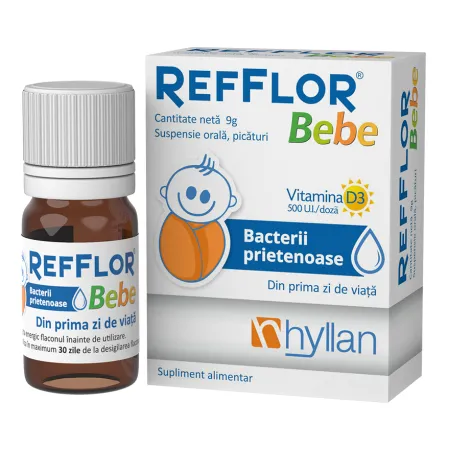 Refflor Bebe suspensie, 10ml, Hyllan Pharma