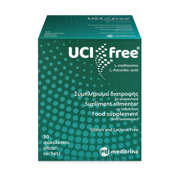 UCI Free pulbere, 30 plicuri, Meditrina