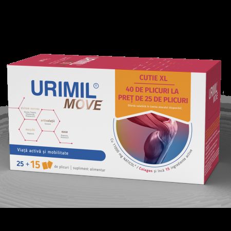 Urimil Move, 25+15 plicuri, Naturpharma