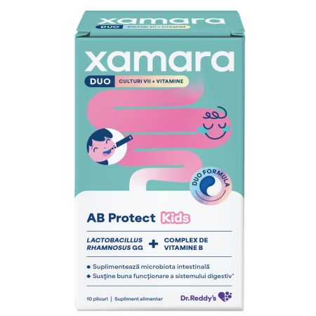 Xamara Duo AB protect kids, 10 plicuri, Dr Reddys